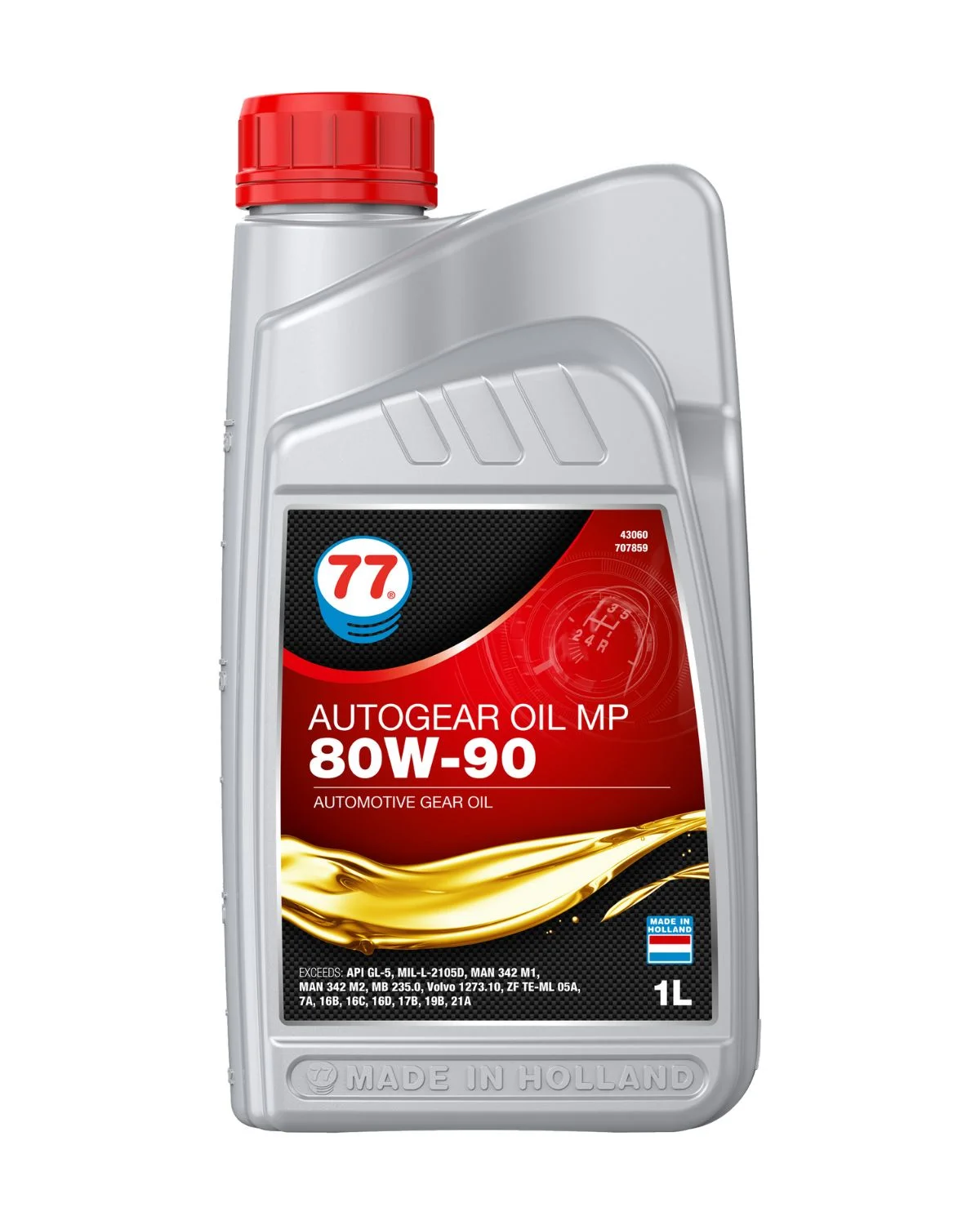 aceite 80W-90 GL-5 para engranajes