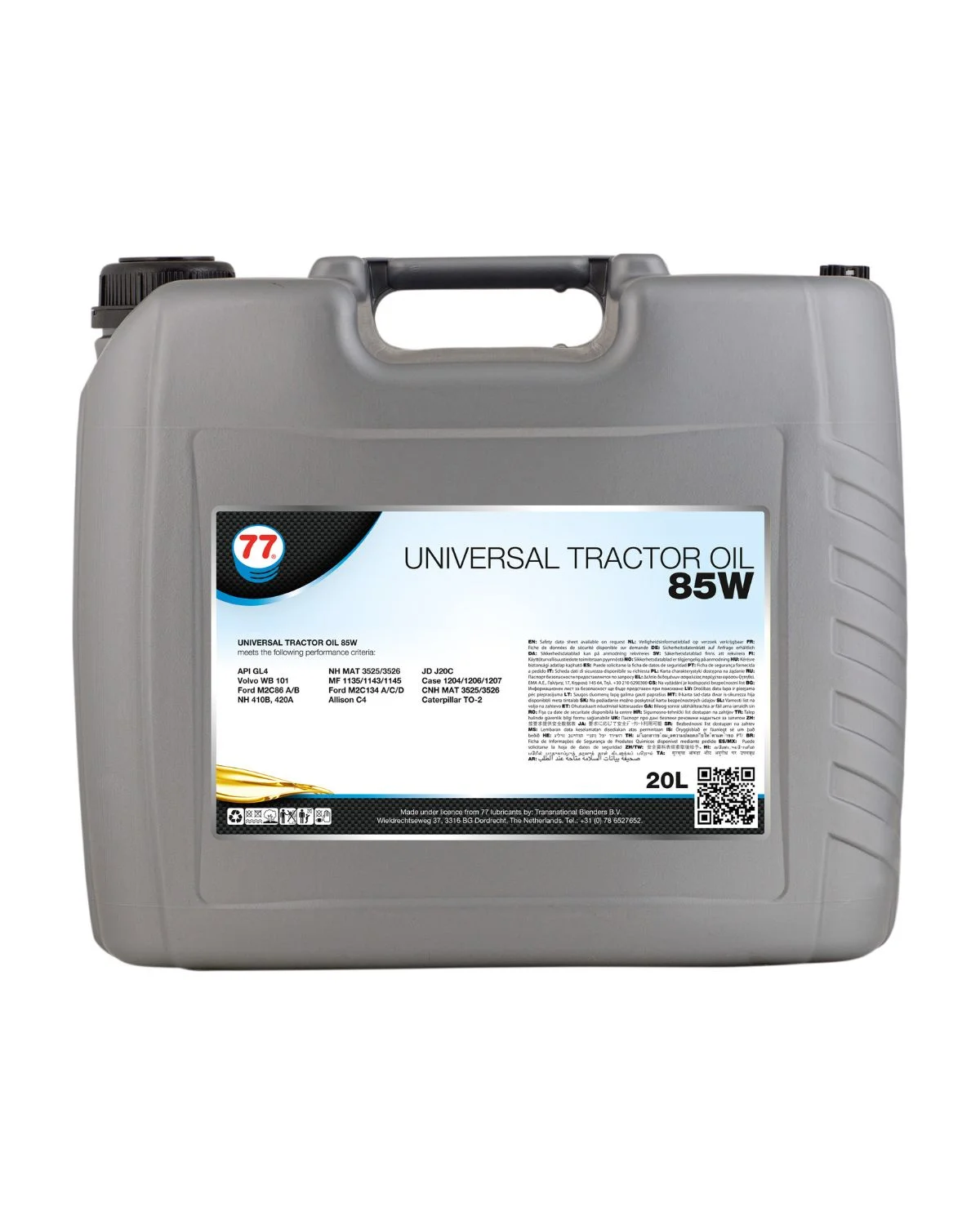 aceite 85W tractor alto rendimiento